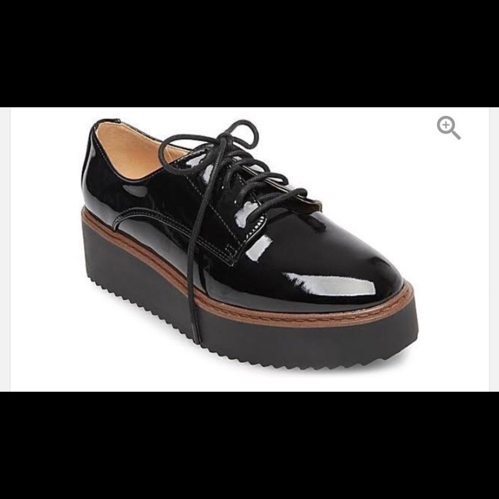 Oxford platform shoes